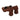 Decollete donna in camoscio con accessorio King of hearts 22655 CAM CUOIO