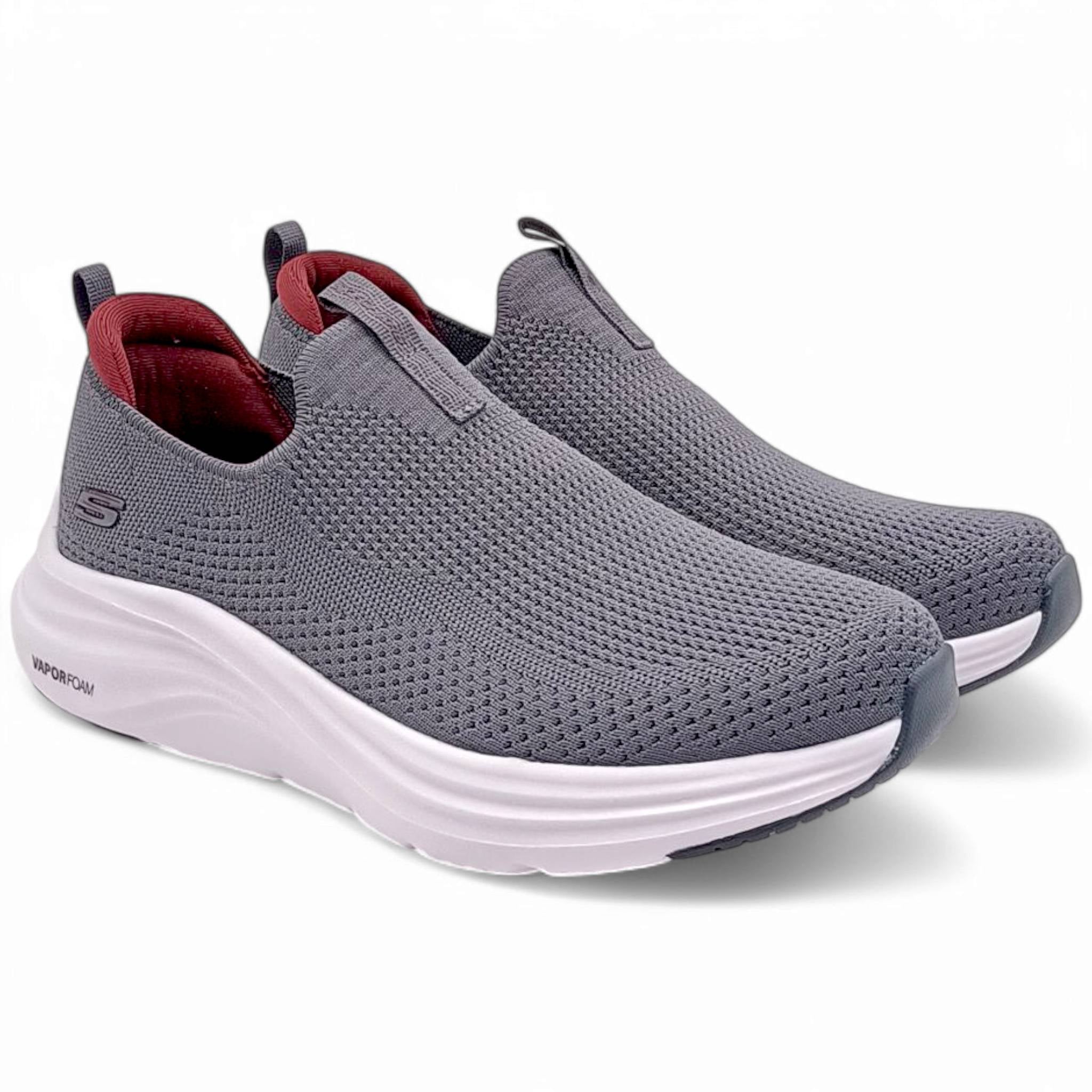 SKECHERS Sneakers grigia senza lacci Uomo Skechers Vapor Foam