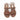 Sandalo basso in camoscio con plaillettes Donna LEJADE 3746 tabacco