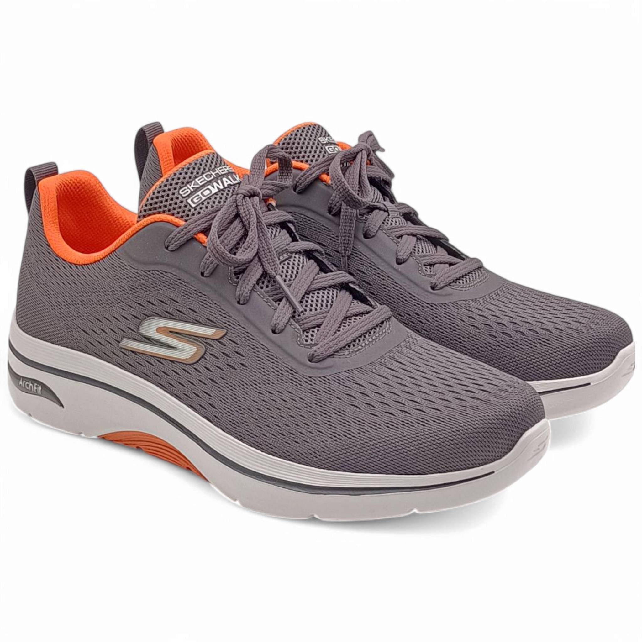 SKECHERS Sneakers grigia con soletta estraibile Uomo SKECHERS