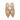 Slingback beige/camel  tacco alto con accessorio Donna Gold&Gold A25 GP737