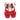 Sandalo donna King of Hearts E23713 camoscio ROSSO