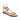 Sandalo beige con borchie oro e cinturino in caviglia Donna Gold&Gold A25 Gd243
