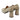 Mocassino donna tacco alto in vernice Just Juice F807 NAPLAK TORTORA