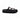 Ciabatta in pelle nera con medagliette dorate Donna Grunland Cb0829