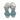 Sandalo basso con paillettes in camoscio verde acqua Donna LEJADE 3737 acqua