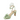Sandalo tacco alto in ecopelle Braccialini R1 lt green
