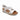 Sandalo in pelle bianca con zeppa Donna Lux 5073