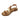 Sandalo donna in pelle infradito Lux 2581 CUOIO