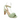 Sandalo tacco alto in ecopelle Braccialini R1 lt green