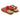 Sandalo Donna Pelle Grunland SA 1206 68 INAD Rosso