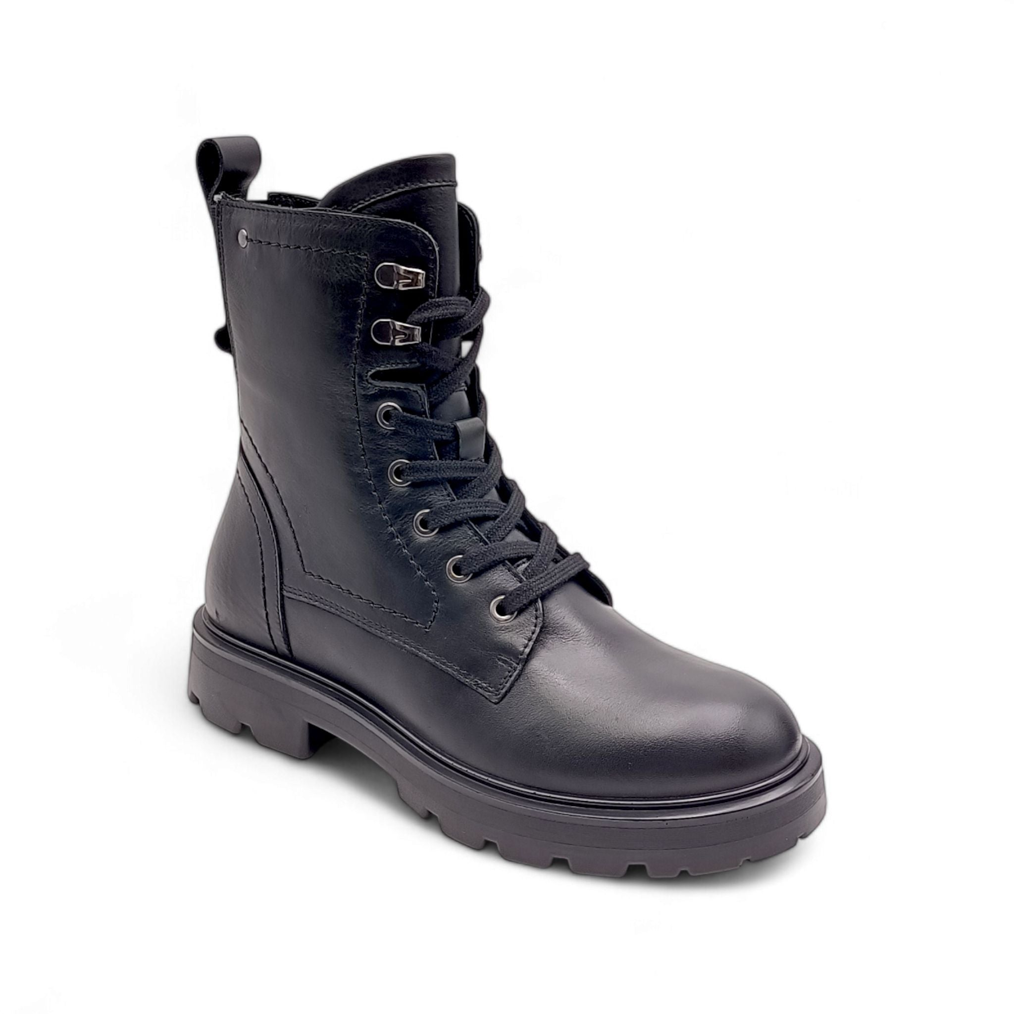 Grunland Taba Po2229 88 Nero Anfibi Bambina Grunland Taba Po2229 88 Nero Anfibi Bambina
