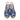Sandalo blu in pelle Donna Grunland ELOI SA1949 A1