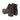 Stivaletto donna in pelle con suola carrarmato Lux 5052 CIOCCOLATO