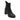 Stivaletto beatles donna in pelle con tacco Francesco Brunelli AT714 VIT NERO