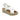 Sandalo Donna con zeppa in pelle Lux 6574 bianco