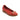 Ballerina donna nabuk Frau 51H4 con morsetto centrale rosso