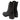 Anfibio donna con tacco in pelle JD gd062 Crust nero