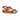 Sandalo in pelle color cuoio con strass Donna Lux 5076