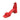 sandalo donna pelle Francesco Brunelli BD300 camoscio rosso