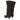 Stivale donna con tacco a spillo in alcantara Cafenoir ME913 NERO