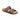 Ciabatta a doppia fascia in pelle Donna Free Life 1758D T.MORO