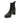 Stivaletto beatles donna in pelle con tacco Francesco Brunelli AT714 VIT NERO