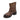 Stivaletto biker donna in pelle Just Italia STRA 01 PANAMA MORO