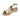 Sandalo Donna con zeppa in pelle Lux 5073 beige