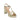 Sandalo donna in pelle tacco alto King of hearts 23853 Laminato sabbia