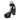 Sandalo donna Pierfrancesco Vincenti 0302 nappa nero