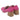 Mocassini Donna con tacco 3724 King of Hearts Rock Fucsia