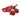 Sandalo donna King of Hearts E23713 camoscio ROSSO