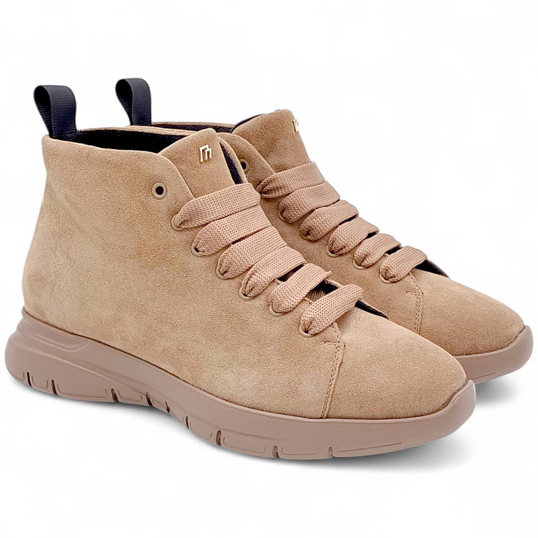 FRAU Polacchino donna in pelle scamosciata beige Frau 43A1