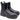 Beatles Donna in pelle nera con elastico e cerniera laterale Grunland RAKA PO2132 L5