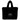 Borsa pelosa nera con logo Liu Jo Donna TF5270E0374