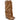 Texano donna in ecopelle color camel King of Hearts hj5100
