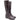 Stivale donna in pelle t.moro con cerniera laterale Esther Collezioni 3034