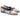 Ballerina di pelle in vernice color perla e fascette King of hearts 4209 naplak seppia nero