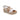 Sandali con zeppa donna Lux in pelle bianca/beige 6576