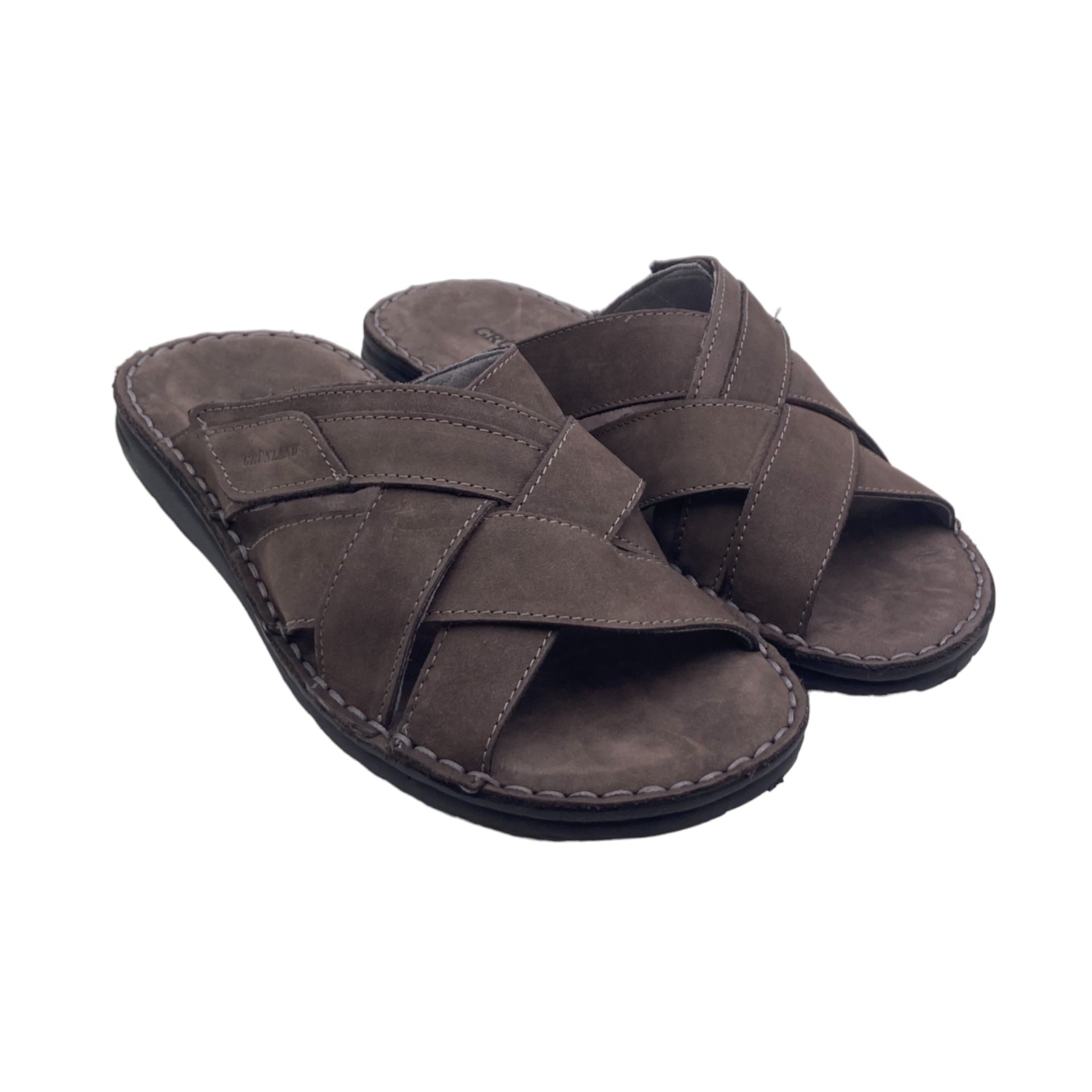 GRUNLAND vegan LOCO ciabatte uomo pantofole riciclate scure