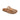 Sabot donna EKP con nappine in pelle laminata arancione/platino 4181