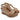 Sandali con zeppa donna Lux in corda color cipria laminata beige 7558
