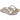 Ciabatta elegante Donna multicolore con tomaia in pelle Jiudit j180 Laminato Platino Argento