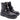Anfibio donna liu jo in pelle nera con fiori decorativi RUMI 40