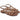 Sandalo basso in camoscio con paillettes Donna LEJADE 3720 tabacco