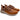 Sneaker uomo in pelle marrone con memory foam Skechers 210661 CDB