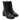 Anfibio donna con tacco in pelle JD gd062 Crust nero