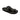 Ciabatte donna Grunland in ecopelle nera con borchie SARA CC0064 70
