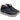 Sneakers alta Donna in pelle nera con cerniera latarle Keys K-11302